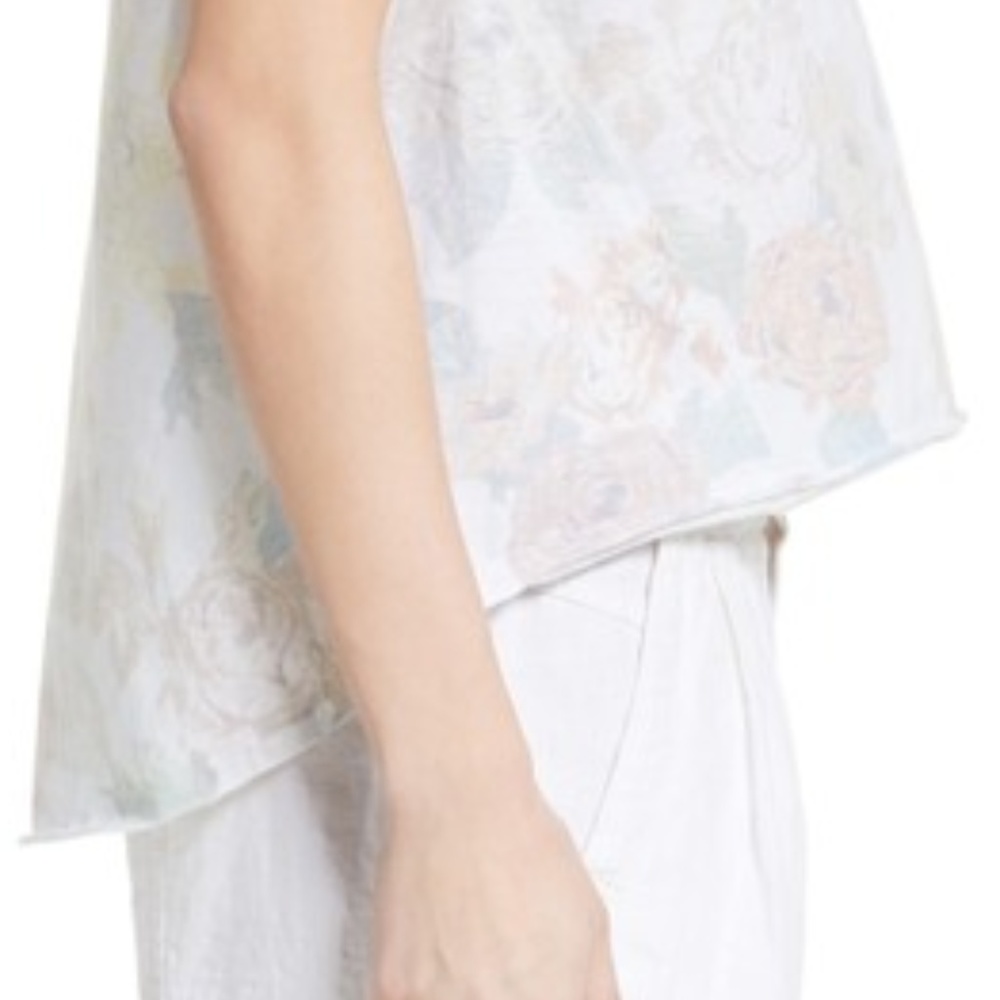 NWT Free People Gardenia Hi-Lo Tee - Picture 4 of 7